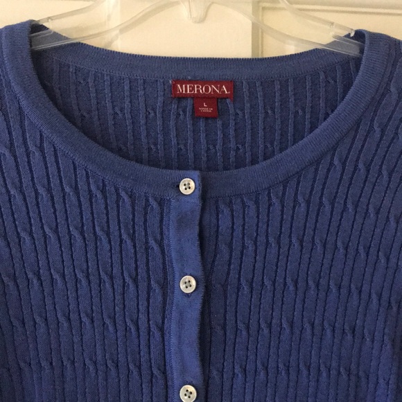 Cable knit cardigan - Picture 2 of 2